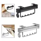 Storage Rod for Wardrobe Pull Out Clothes Rod Modern Portable Wardrobe Clothing