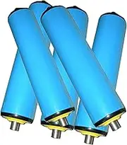 Conveyor Rollers Industrial Conveyor Roller-PVC Dia 0.8" 2" 2.4", 5-Pack Conveyor Replacement Roller for Factories and Assembly Lines, Smooth Movement(5pack D 20mm/0.8",L 200mm/7.9in)