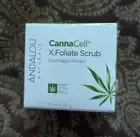 Andalou Naturals CannaCell X.Foliate Scrub 1.7oz/50g NEW