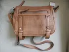 New ANA Mesa Light Brown Ochre Shoulder Handbag Purse