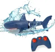 Terra By Battat Remote Control Shark Bath And Pool Shark Toy Gift For Boys and 6