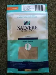 new salvere knee high natural opaque 15-20 mmHG size medium