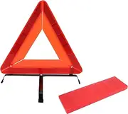 X AUTOHAUX Car Warning Triangle Foldable | for Breakdown Roadside Triangle Warning Sign with Storage Case 1 Pc