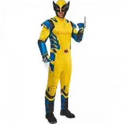 Wolverine Unisex Adult Costume Yellow/Blue M