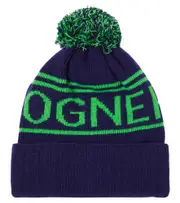 [Bogner Kids] Bogner Kids Noam logo wool-blend beanie S blue