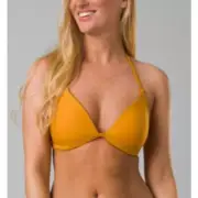 NWT prAna lexi top deep solstice bikini Small Yellow Gold