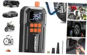 C30 Tire Inflator Portable Air Compressor, 160PSI 3X Faster Inflator, Silver