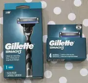 Gillette Mach3 1 Razor + 5 Cartridges - BRAND NEW!! AUTHENTIC - FREE SHIPPING!!!