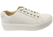 Born Mira Womens Comfortable Leather Lace Up Sneakers