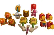 Vintage 1987-1991 Changeables McDonalds Toys Complete Set Of 16 Changeables
