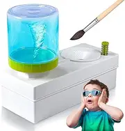 Dolemay Paint Brush Cleaner,Brush Rinser Art Supplies,Electric Brush Cleaner Machine Water Recycling Brush Rinser Removable Brush Disc Cleaner Rinse Cup All-in-One Brush Rinser for Acrylic Watercolor
