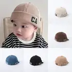 Brimless Baby Corduroy Docker Cap Brimless Hip Hop Hats Children Toddler