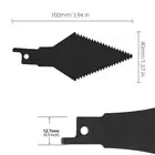 Sawtooth Seam Cleaner Blades Grout Removal Tool Blades 3PCS High Hardness For