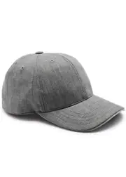 Herno Linen cap - Grey ONE SIZE