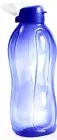 NEW Tupperware 2 Litre Flip Top Eco II Drink Bottle Basic Blue