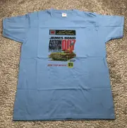 VTG Jame Bond 007 Goldfinger T shirt Sz M Aston Martin Fruit of the Loom NWT