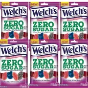 Welch’s Fruit Snacks, Zero Sugar Fruity Bites, 6 PACK