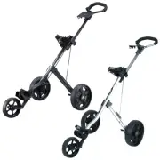 Big Max Lite III 3-Wheel Golf Trolley Push Pull Compact Aluminium Fold Cart