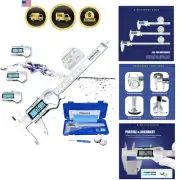 Digital Caliper Measuring Tool 6 Inch Electronic Vernier Stainless Steel Wat...