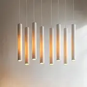 Hobaca 12W Dia 5CM *L30CM 3000k Tube LED Modern Pendant Lights Spot Light for Island Dining Living Room Bar Counter Shop Ceiling Kitchen Lamp Downlight
