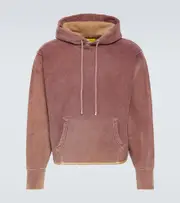 [NotSoNormal] NotSoNormal Raw Edge cotton fleece hoodie AU 93 brown