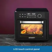 Devanti Air Fryer 20L LCD Fryers Kitchen Oven Oil Free Bake Roast Healthy Cooker