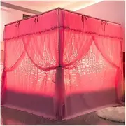 Bed Canopy Bedroom Mosquito Net, New Hollowed-Out Bed Canopy, Bedroom Decorative Bed Curtain, Blackout and Dustproof (Color : Style 5, Size : 1.5x2x2m)