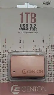 Centon Electronics S1-S3M-960.1 Sata III USB 3.2 Gen 2 960GB External Drive