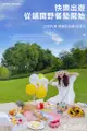 【挪威森林】加大防水防潮網美野餐墊 時尚美拍格紋款-加大200x150cm (沙灘墊 地墊 爬行墊) (4.7折)