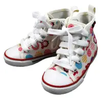 在飛比找蝦皮購物優惠-outlet ~韓國童鞋-帆布綁帶鞋(白色)-150CM