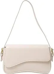[PLOVELXN] Women's Crescent Shoulder Bags Retro Y2k 90s Hobo Handbags,PU Leather Handle Underarm Clutch Purses,Cherry Red Shoulder Bags