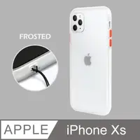 在飛比找PChome24h購物優惠-【個性撞色防摔】iPhone Xs 手機殼 iXs 親膚手感