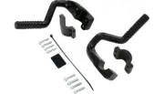 NEW SHOW CHROME Highway Rest Adjustable Highway Peg-Satin Black Can-Am 16202501