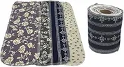 Reusable Toilet Paper Towels 20 Count Roll,Washable Cotton Cloth Paper Bidet Towels,2-Ply Super Soft Absorbent,Paperless Wipes Zero Waste(4 Colors Rose)