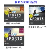 在飛比找蝦皮商城優惠-SOFY 蘇菲 SPORTS系列 舒適貼合衛生棉 【樂購RA