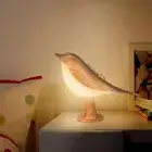 1pc LED Touch-Control Bird Lamp - Art Deco, 3-Levels Dimmable, USB-Cordless