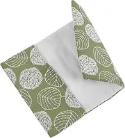 FIXOSHEE Washable Book Covers Stretchable Reusable Fabric Protector for Journals Notebooks and Planners Elegant Floral Design for Book Lovers Easy to Clean and Maintain