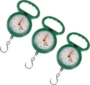 COLLBATH Compact Plastic Spring Scales 3 Display Lightweight Weighing Scale for Travel Random Color