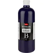 Jasart Byron 1L Acrylic Paint Bottle Medium-Bodied Art/Craft Painting Warm Blue