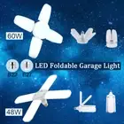 B22/E27 LED Bulb 48W/60W Foldable Cool White LED for Garage Warehouse Work Light