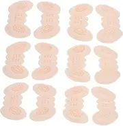 FOMIYES 6 Pairs Women's Shoe Heel Pads High Heel Protector Inserts Boot Liner Comfortable Slip-resistant Sticker Pads
