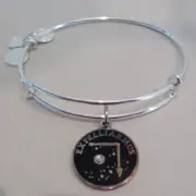 Alex and Ani HARRY POTTER EXPELLIARMUS CHARM Shiny Silver New Bangle Bracelet