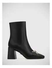 [Wittner] Naomi Leather Ankle Boot in Black