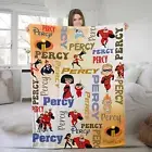 Personalized Disney The Incredibles Blanket, Custom Name Disney Incredibles