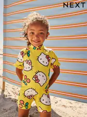 Yellow Hello Kitty License Sunsafe Swimsuit (3mths-7yrs) (E77687) | $33 - $37