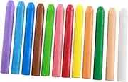 Hohopeti 12pcs Water-soluble Dust-free Chalks Multi-function Chalk Set for Art Projects Teaching