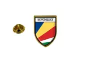 pins pin's flag national badge backpack hat shield world seychelles