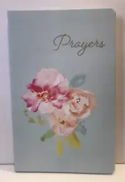 Eccolo World Traveler Mint Floral Prayers Journal Notebook with Bookmark