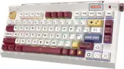 RisoPhy R423 Wireless Creamy Keyboard - OLED Screen - Mechanical - Retro - NIB