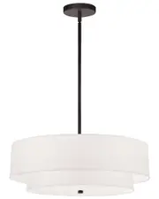 Dainolite Everly 4-Light 2 Tier Pendant